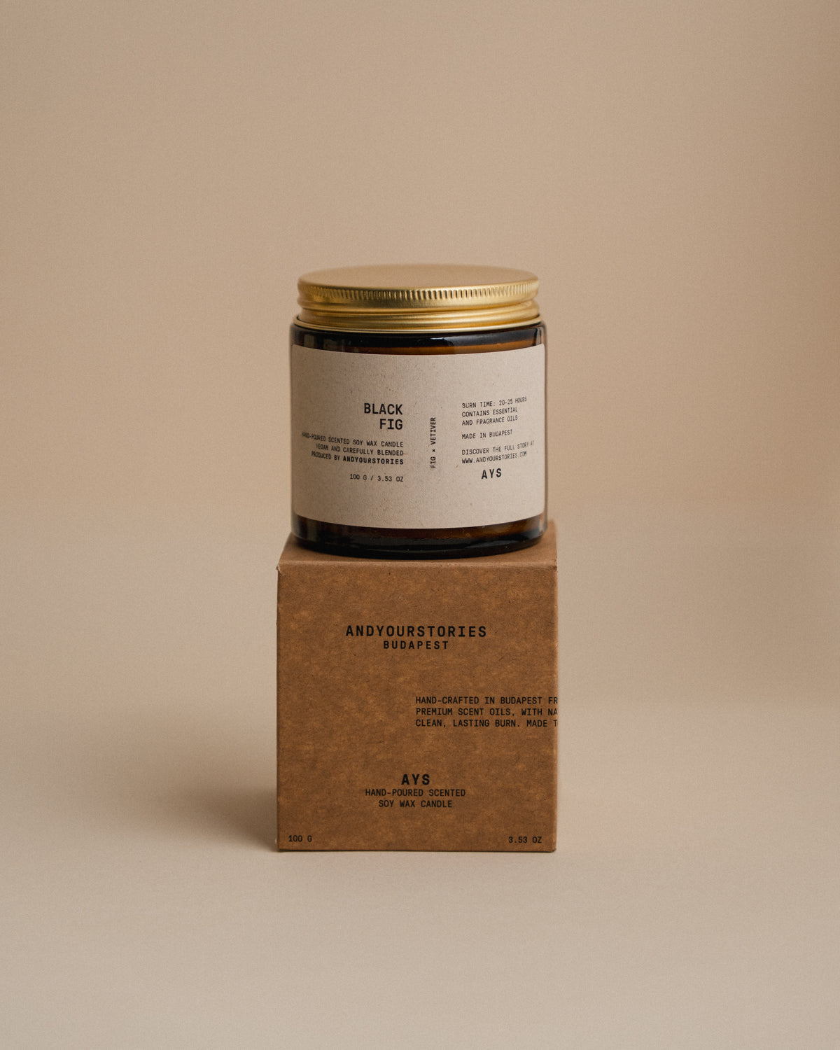 Black Fig - Soy Candle