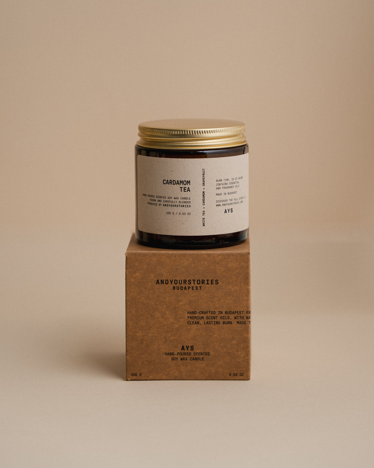 Cardamom Tea - Soy Candle