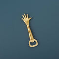 Whimsical Gold Hand Bottle Opener
