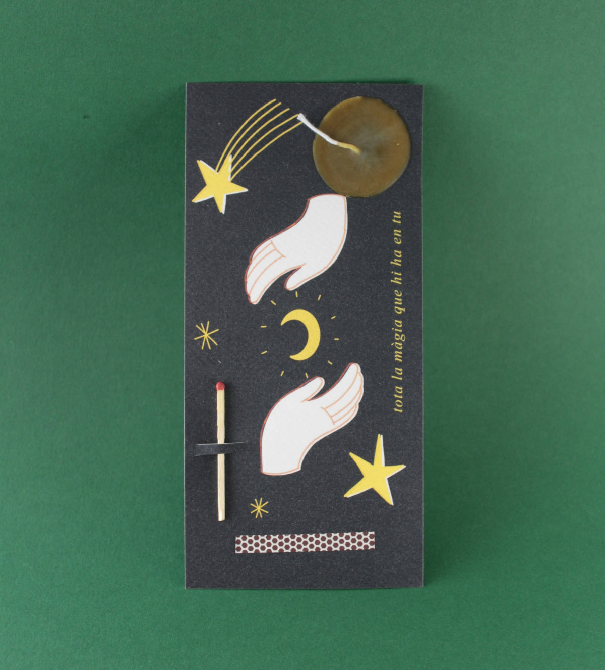 Magic Ritual Candle Card