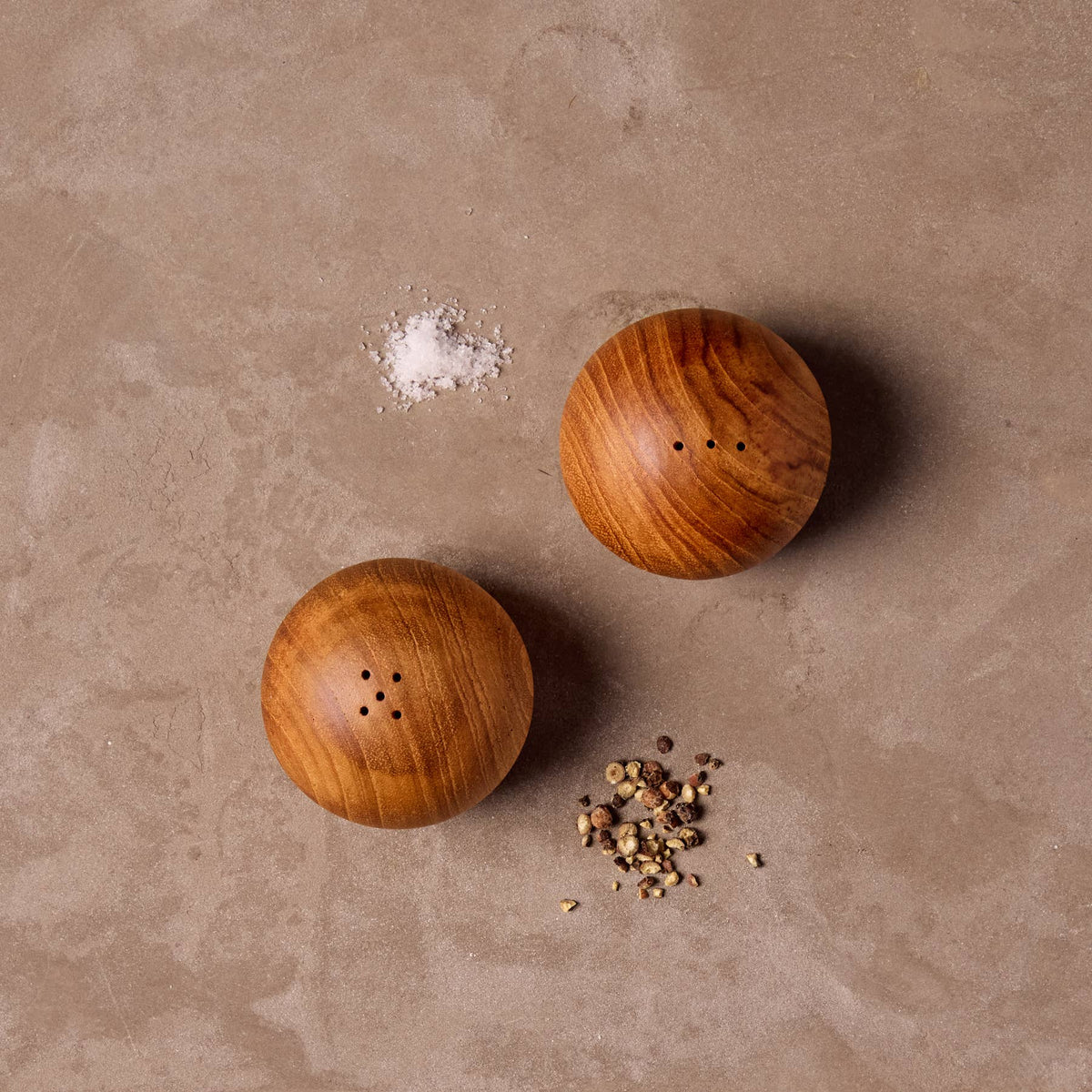 Teak Salt & Pepper Set