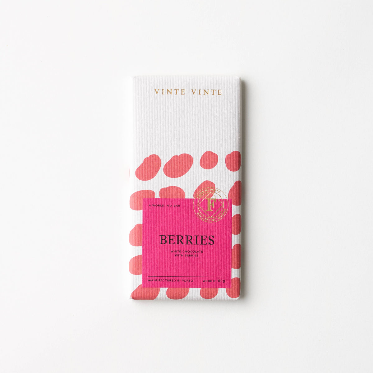 Fusion White Chocolate with Berries 50g