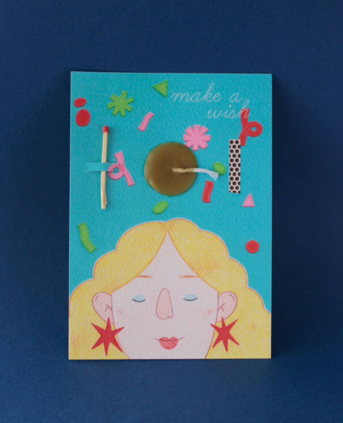 Make a Wish Candle Card