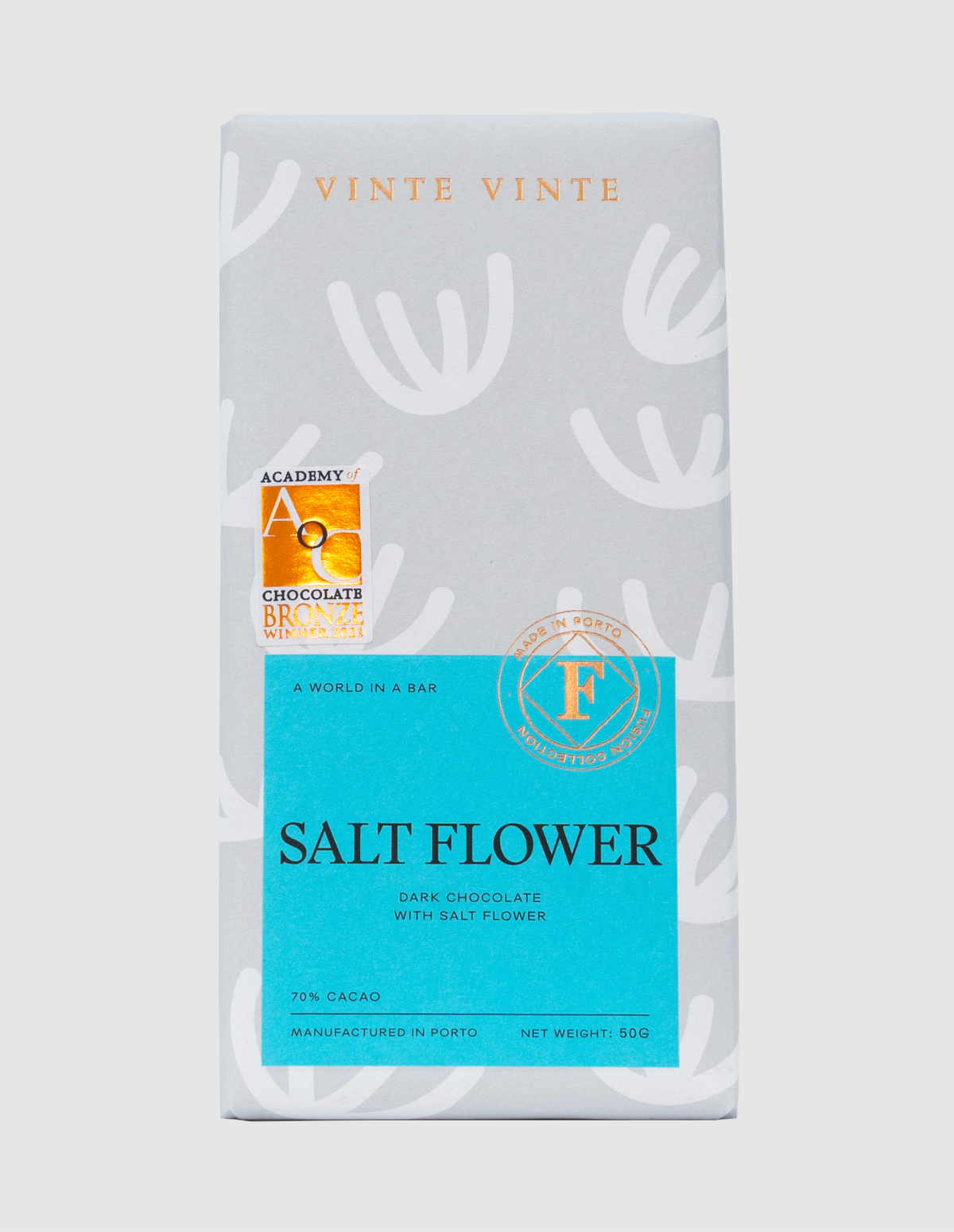 Fusion Dark Chocolate 70% with Fleur de Sel 50g