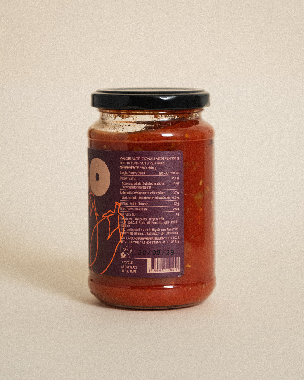 Aubergine Pasta Sauce 340g