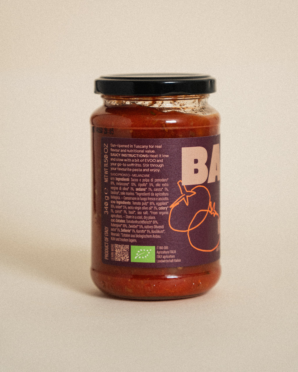 Aubergine Pasta Sauce 340g