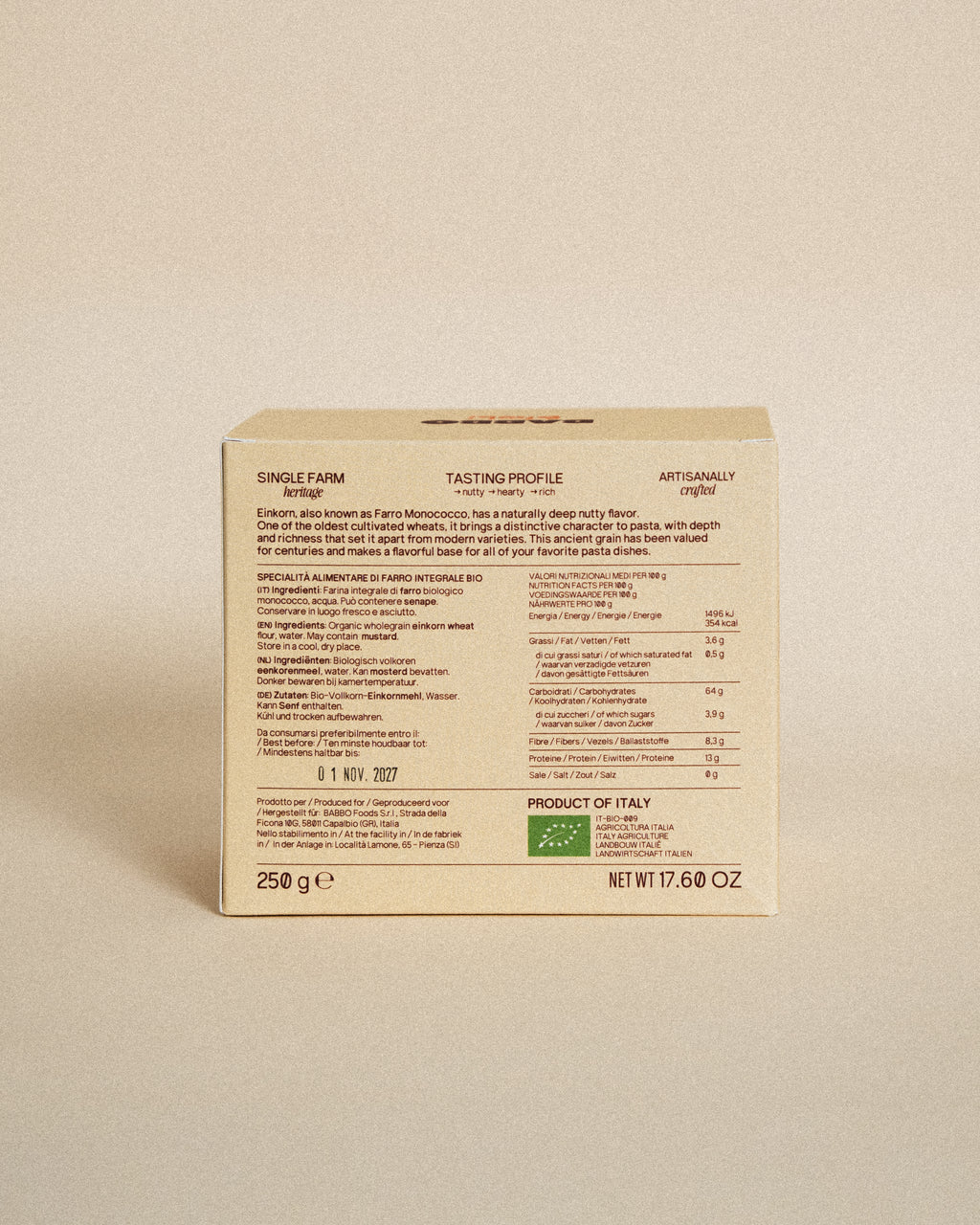 Bimbi Mezze Penne Pasta 250g