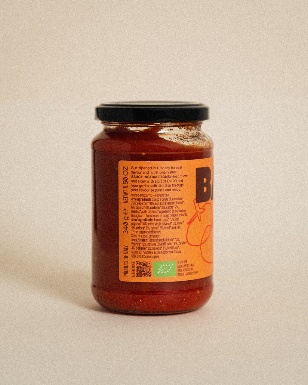 Sweet Pepper Pasta Sauce 340g