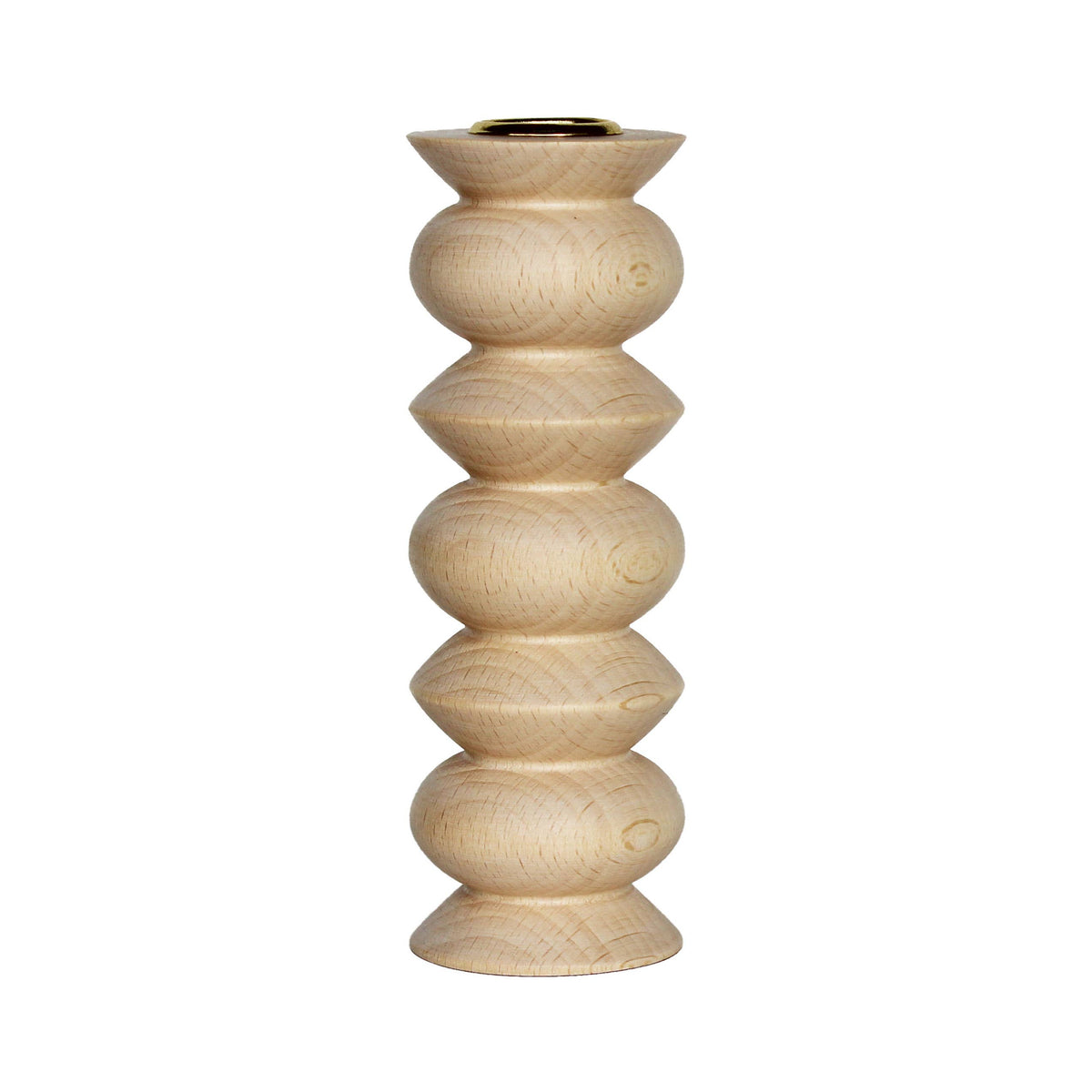 Totem Wooden Candle Holder Nº 5 - Tall