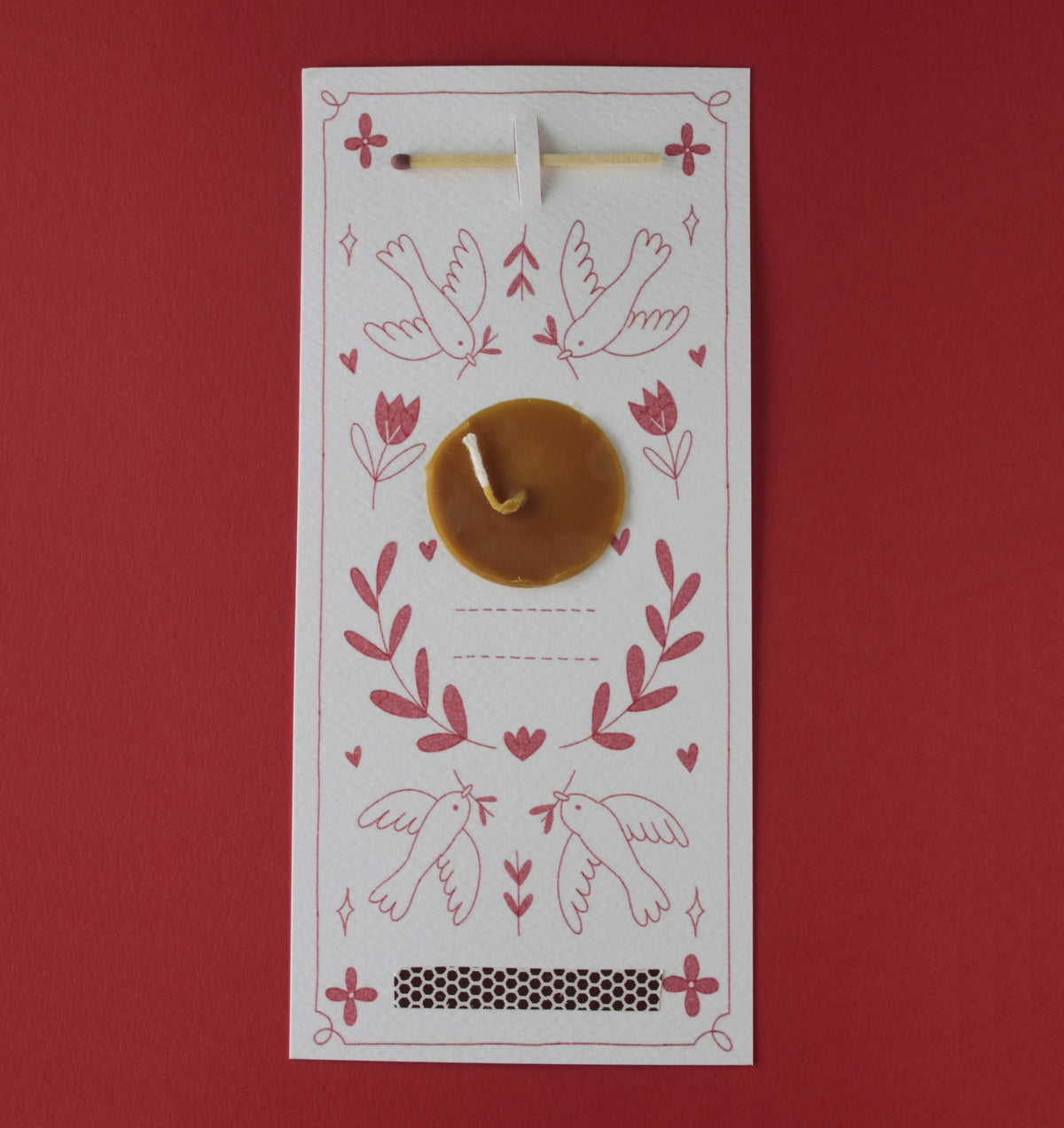 Swallow Ritual Candle Card