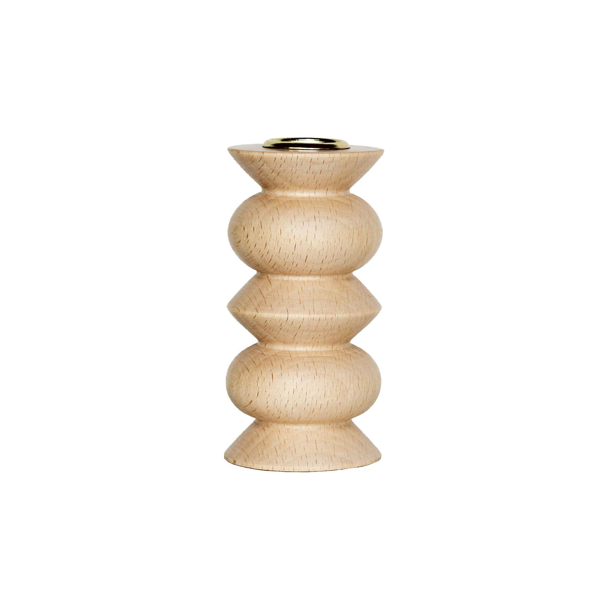 Totem Wooden Candle Holder Nº 5 - Medium