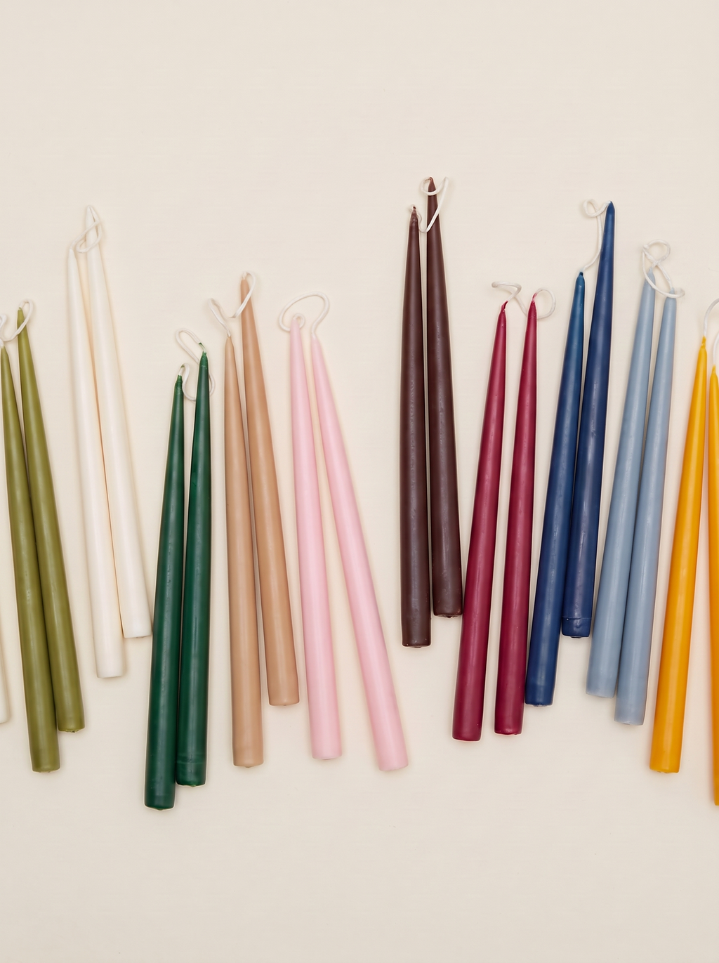 Long Taper Candles - Set of 2