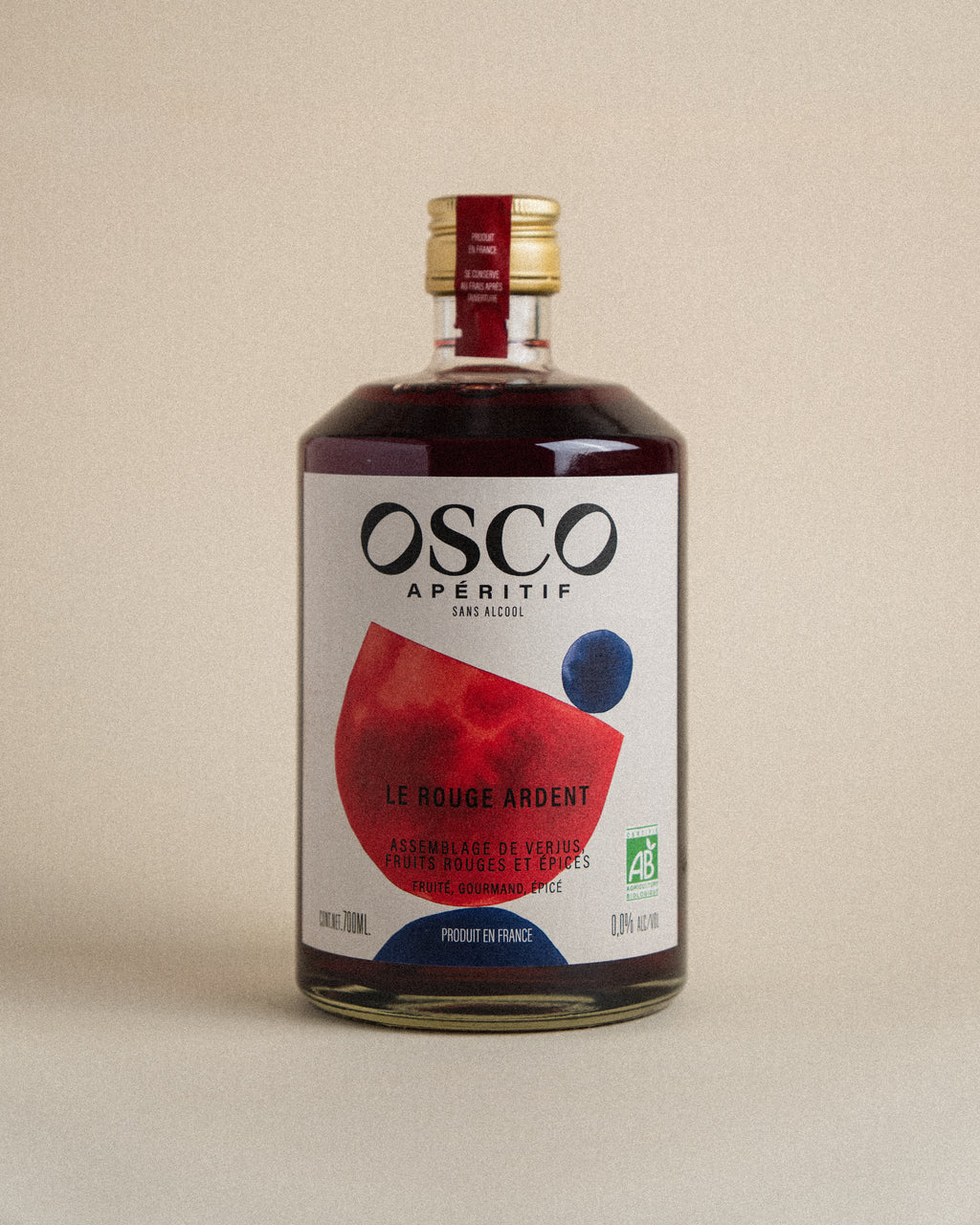 Le Rouge Ardent Organic Alcohol-Free Aperitif 70cl