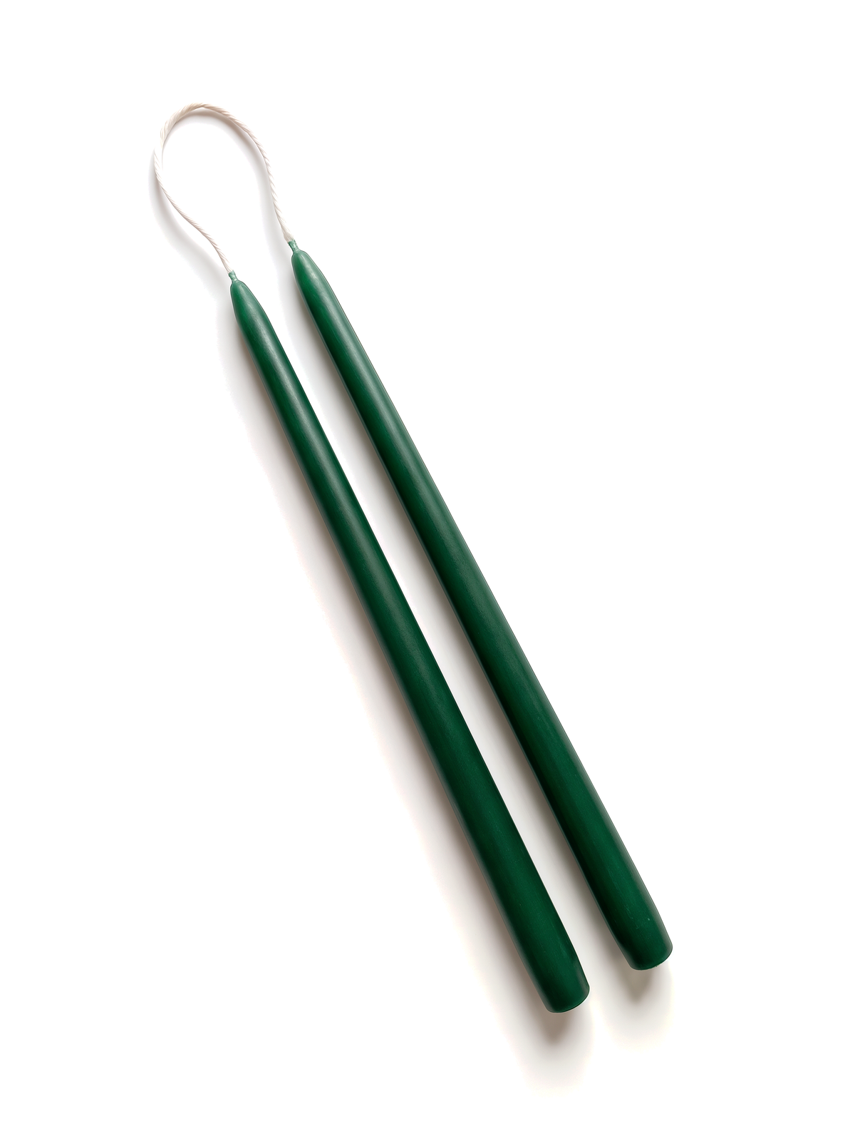 Taper Candles Set of 2 - Forest Green