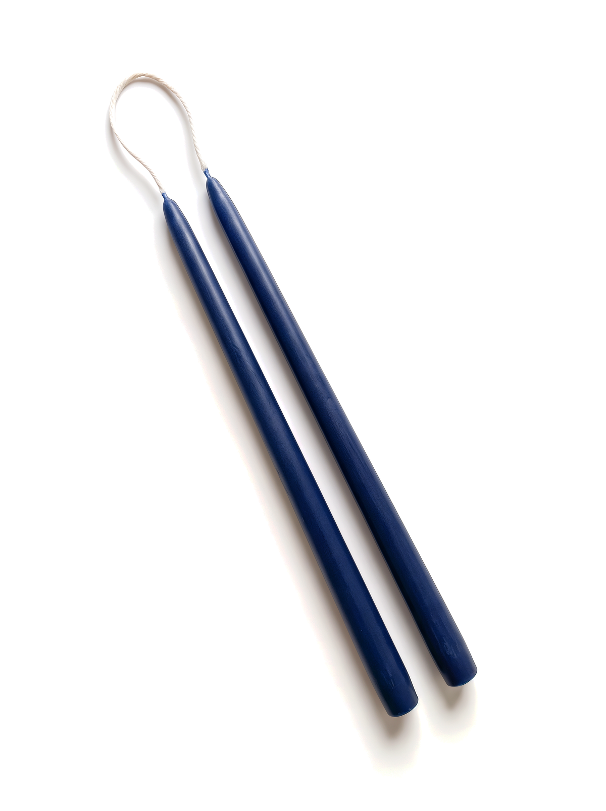 Taper Candles Set of 2 - Navy Blue