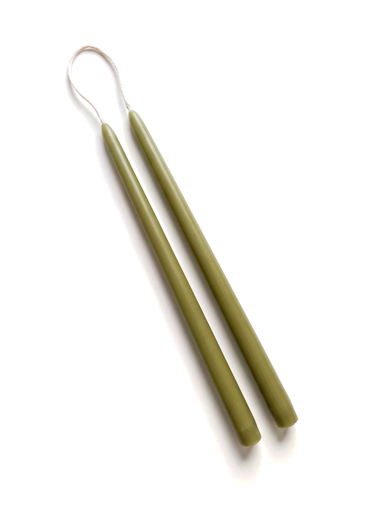 Taper Candles Set of 2 - Olive