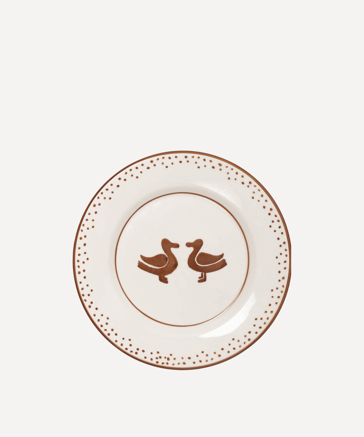 Patos Hand-Painted Salad Plate